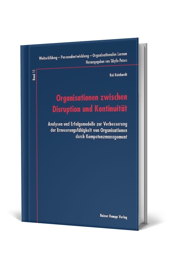 Buchcover: Organisationen zwischen Disruption und Kontinuität